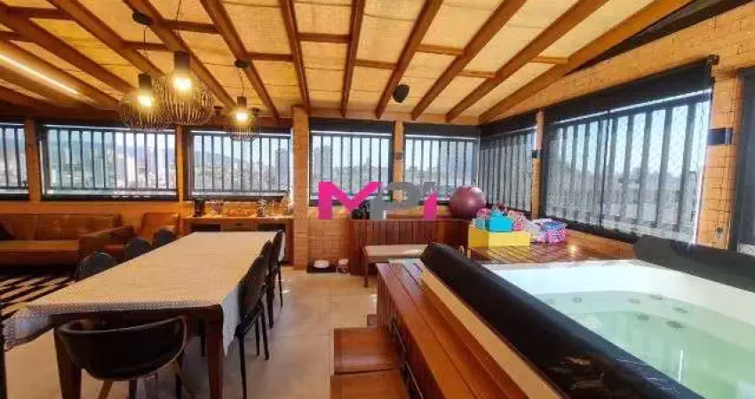 Apartamento (cobertura) a venda no edifício carolina pelliciari - vila arens - jundiaí.