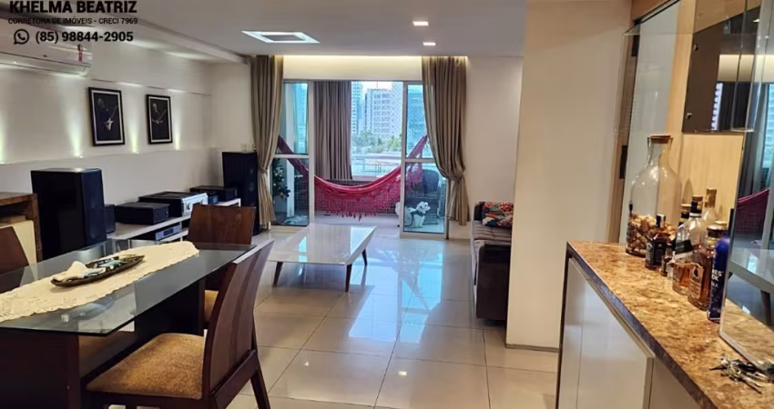 Vendo amplo apartamento, 3 suítes, todo avarandado, 1 por andar, Aldeota