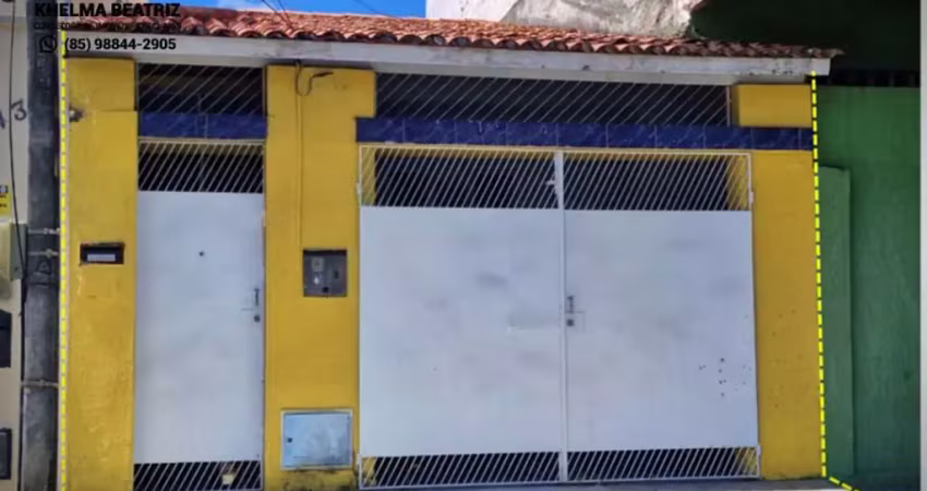 Vendo casa com 2 quartos, 1 vaga, quintal, na parquelândia, entre jovita e bezerra