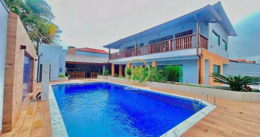 Casa à venda, 390 m² por r$ 1.799.999,00 - jardim icaraiba - peruíbe/sp