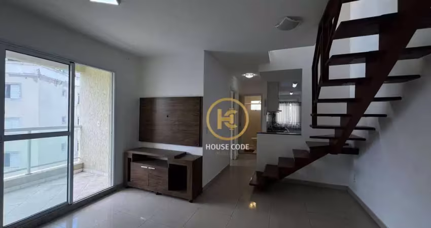 Cobertura para alugar, 108 m² por r$ 3.200,00/mês - granja viana – terrazzo vianna - cotia/sp