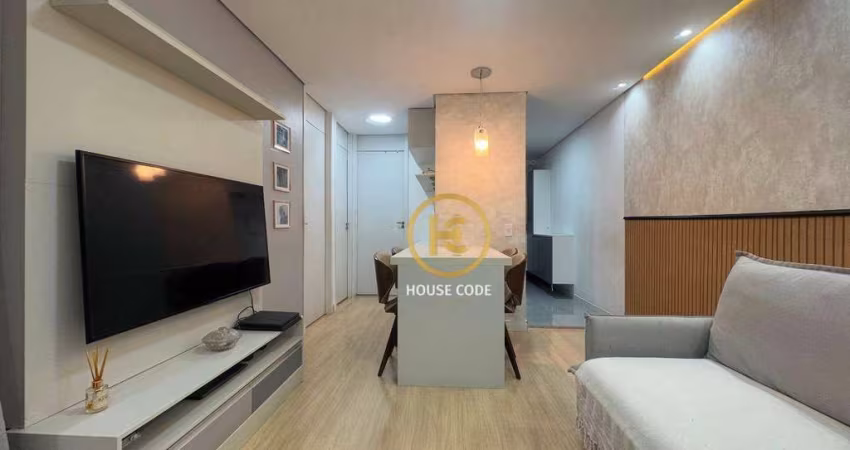 Apartamento com 02 dormitórios, todo planejado à venda, 48 m² por R$ 245.000 - Conquista Cotia