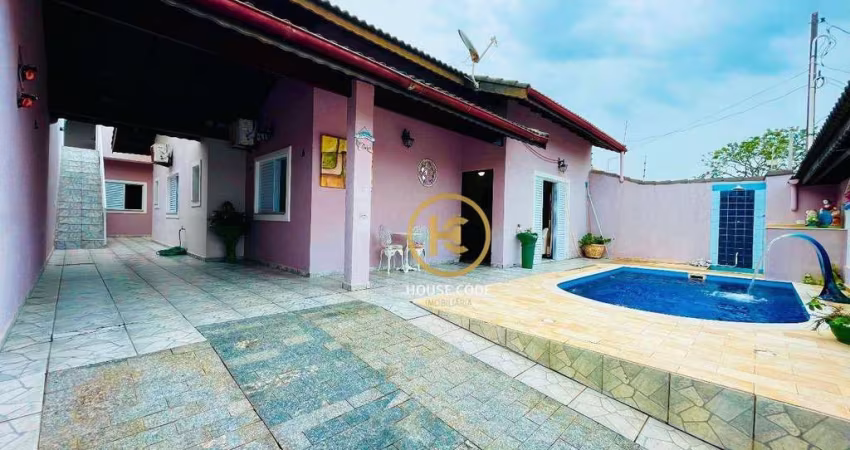 Casa com 3 dormitórios à venda, 119 m² por R$ 800.000,00 - Balneário Três Marias - Peruíbe/SP
