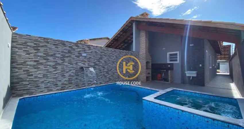 Casa com 2 dormitórios à venda, 75 m² por r$ 395.000,00 - balneário josedy - peruíbe/sp