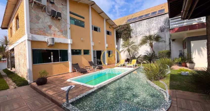 Casa, 431 m² - venda por r$ 2.000.000,00 ou aluguel por r$ 10.000,00/mês - balneário florida - peruíbe/sp