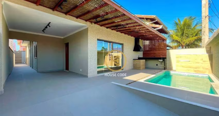 Casa à venda, 145 m² por r$ 900.000,00 - parque balneario oasis - peruíbe/sp