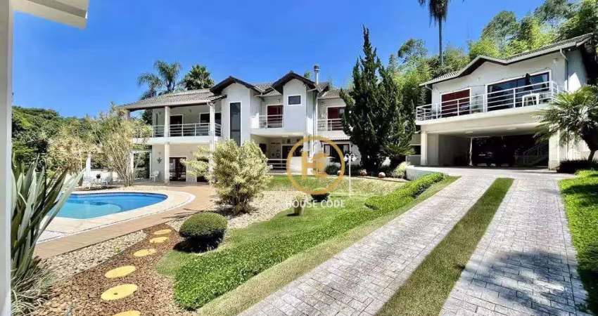 Casa com 5 dormitórios à venda por r$ 3.500.000,00 - parque dom henrique - cotia/sp