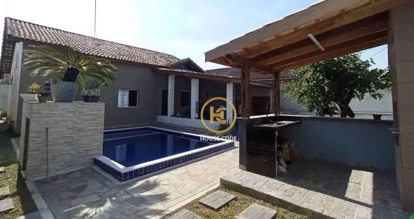 Casa com 2 dormitórios à venda, 129 m² por r$ 450.000,00 - balneário são joão batista ii - peruíbe/sp