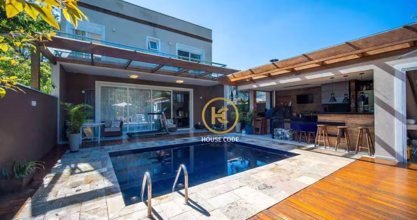 Casa com 3 dormitórios à venda, 235 m² por r$ 1.350.000,00 - nova paulista - jandira/sp