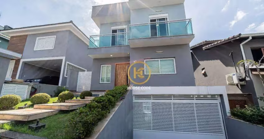 Casa de 4 quartos  à venda na granja viana de  312 m² por r$ 1.595.000 - palm hills - cotia/sp