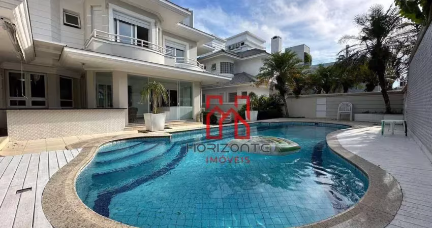 Casa com 5 dormitórios à venda, 700 m² por r$ 12.000.000,00 - jurerê internacional - florianópolis/sc