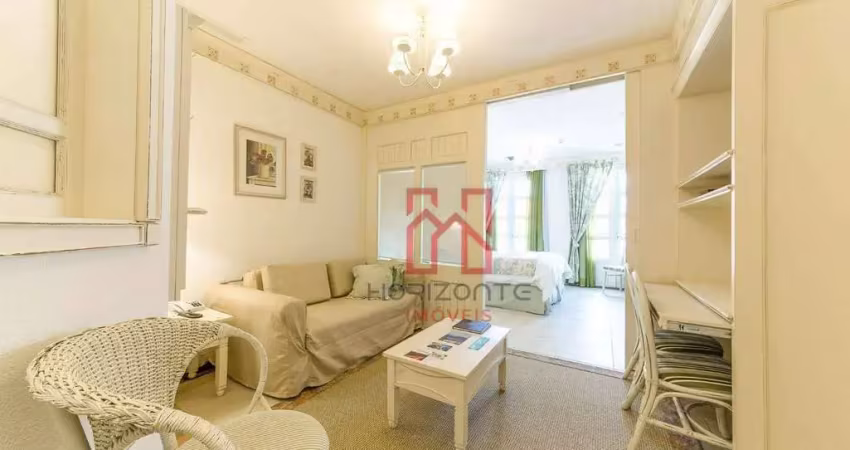 Apartamento com 1 dormitório à venda, 36 m² por r$ 1.290.000,00 - jurerê internacional - florianópolis/sc