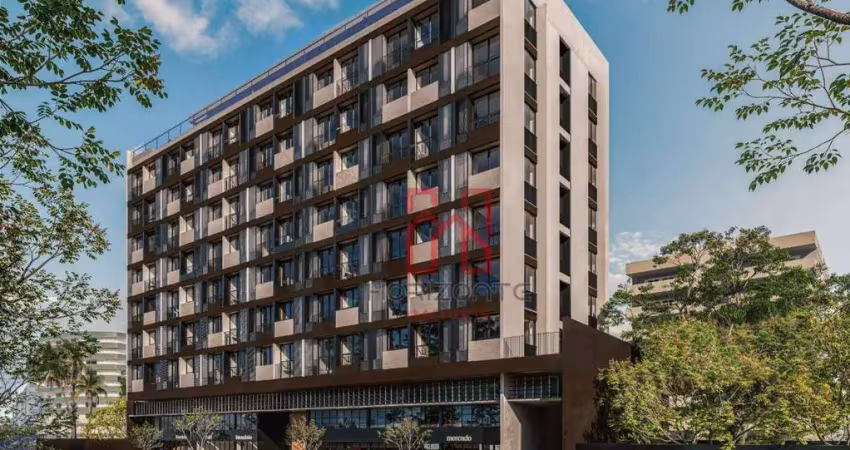 Studio com 1 dormitório à venda, 20 m² por r$ 215.693,54 - itacorubi - florianópolis/sc