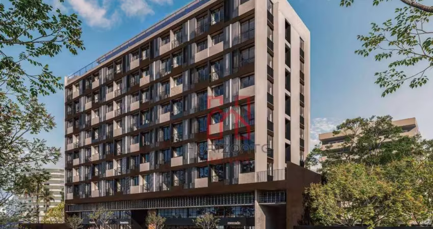 Studio com 1 dormitório à venda, 20 m² por r$ 230.393,54 - itacorubi - florianópolis/sc
