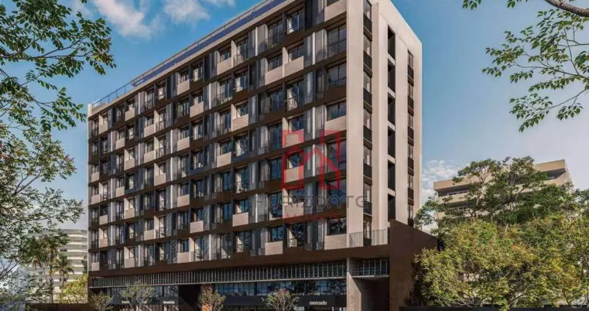 Studio com 1 dormitório à venda, 20 m² por r$ 237.288 - itacorubi - florianópolis/sc