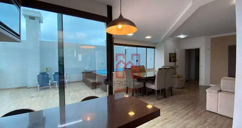 Cobertura com 3 dormitórios à venda, 127 m² por r$ 2.500.000,00 - jurerê - florianópolis/sc