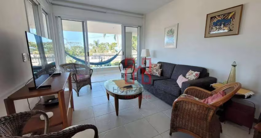 Apartamento com 2 dormitórios para alugar, 120 m² por r$ 1.600/dia - praia brava - florianópolis/sc