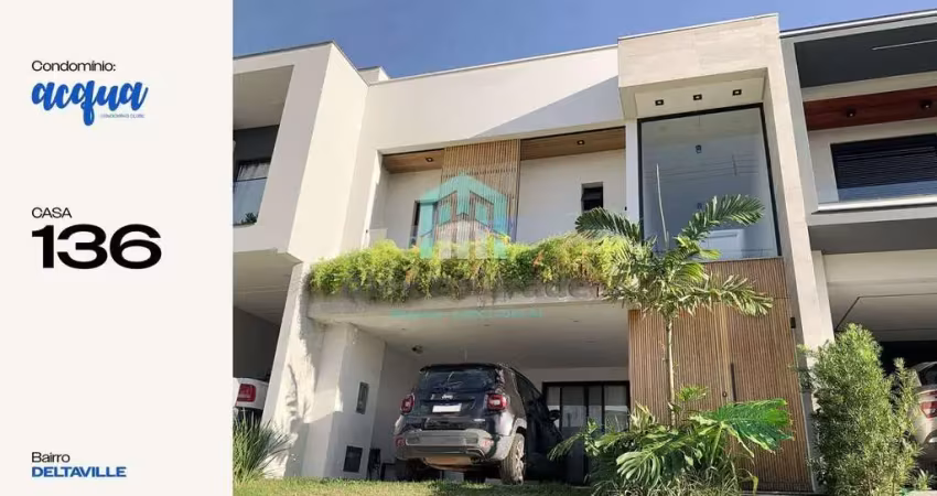 Casa em Condomínio à Venda em Deltaville Biguaçu, 2 Suítes, 161m²