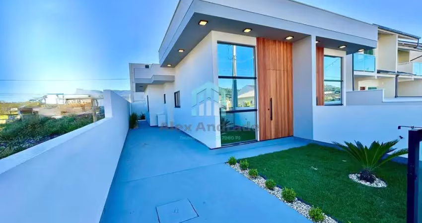 Casa à venda em forquilhas, são josé: 2 dorms, 65m², r$430 mil