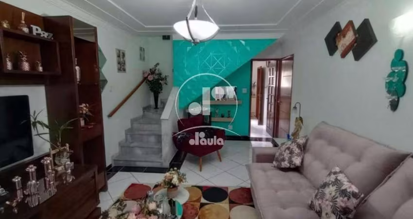 Sobrado à venda na Vila Pires, Santo André-SP: 3 quartos, 1 suíte, 1 sala, 3 banheiros, 2 vagas, 175m² de área.