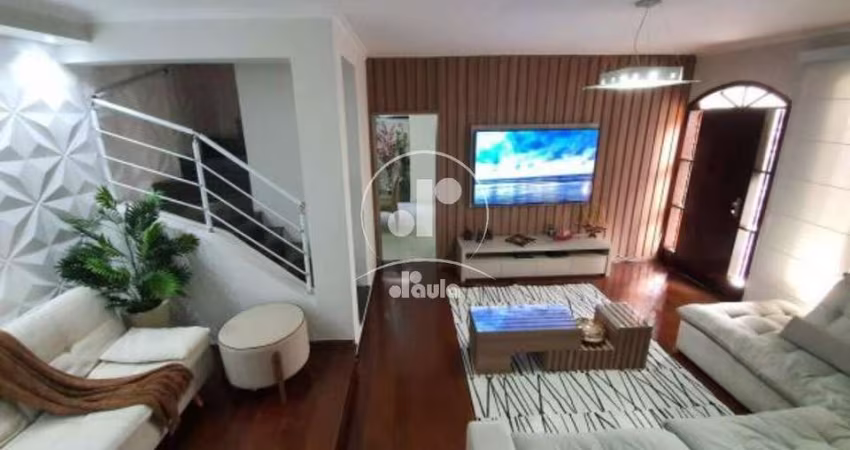 Sobrado de luxo na Vila Gilda!! com 266m² sendo 3 quartos, 3 suítes, 2 salas, 6 banheiros, e 3 vagas de garagem.