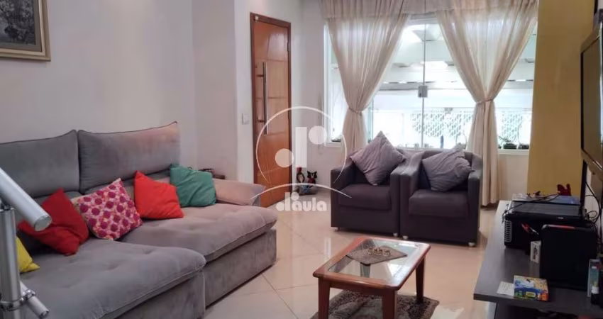 Vila Floresta sobrado com 3 dormitórios suíte 2 vagas, corredor lateral e espaçoso quintal.
