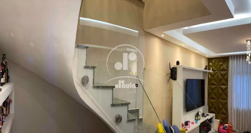 Sobrado a venda na Vila Alpina, Santo Andre, 262 m², 5 dormitorios sendo 02 suites, espaço gourmet, 04 vagas de garagem.