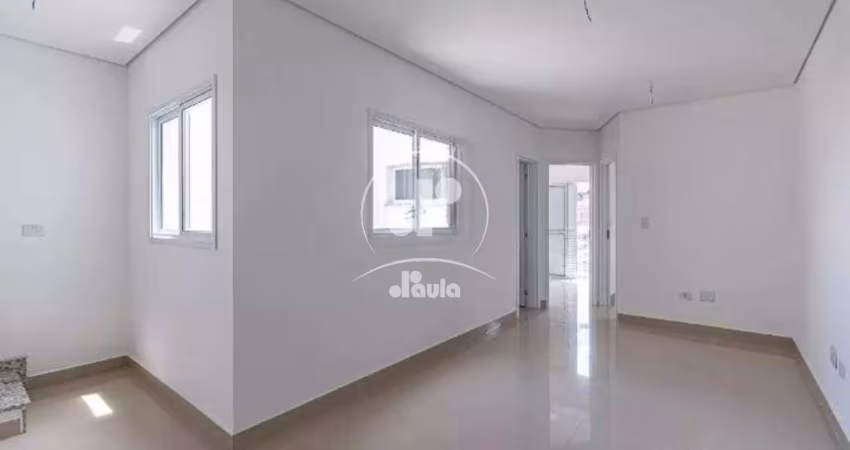 cobertura a venda com 80m², 2 dormitórios, 3 banheiros, 1 vaga, na Vila Humaitá, Santo André/SP.