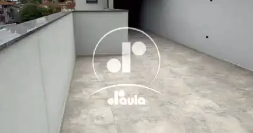 Cobertura à venda na Vila Alice, Santo André-SP: 2 quartos, 1 suíte, 1 sala, 2 banheiros, 2 vagas de garagem.
