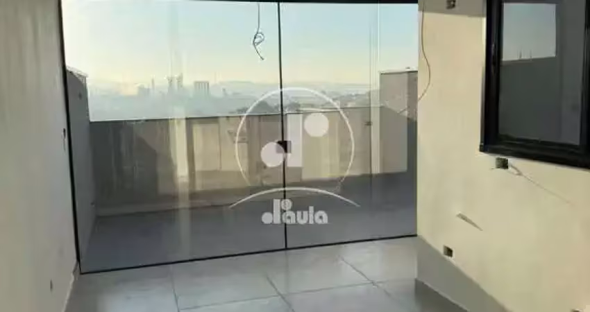 Cobertura com dois dormitórios sendo um com suíte, sala, cozinha,área de serviço, elevador, todo em porcelanato, teto rebaixado.