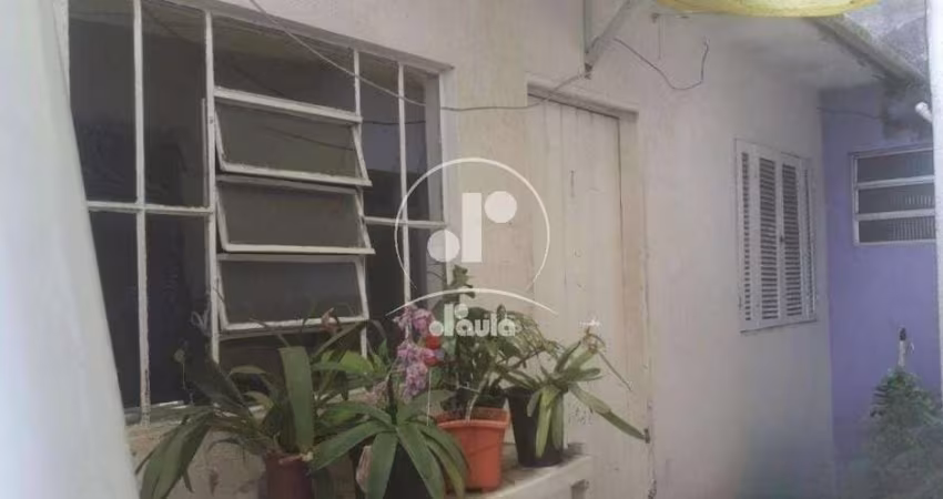 Casa térrea a venda com 190m², 2 dormitórios, 1 banheiros, 5 vagas, na Vila Scarpelli, Santo André/SP.