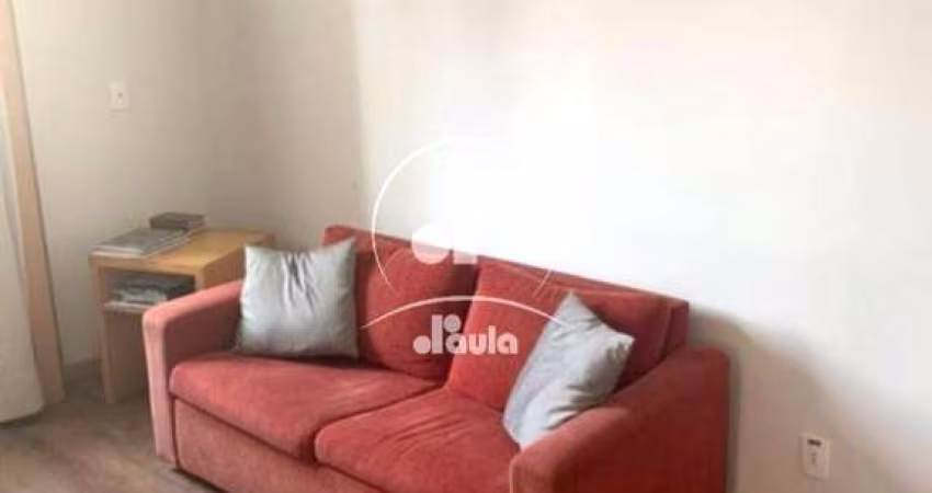 Flat com 40m², 1 suíte, 1 banheiro, 1 vaga, no Centro de Santo André/SP.