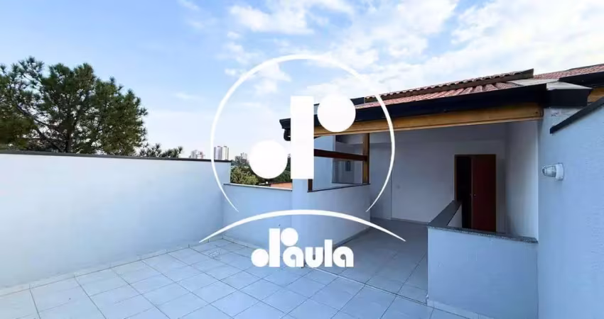 Cobertura à venda, 2 quartos vila guiomar em santo andré/sp