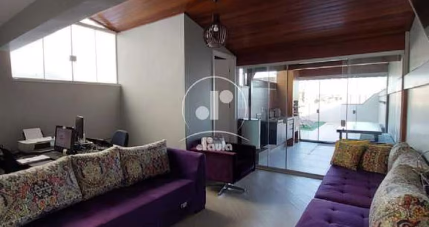 Imperdível cobertura de luxo com 2 quartos e 134m² na Vila Valparaíso, Santo André-SP!