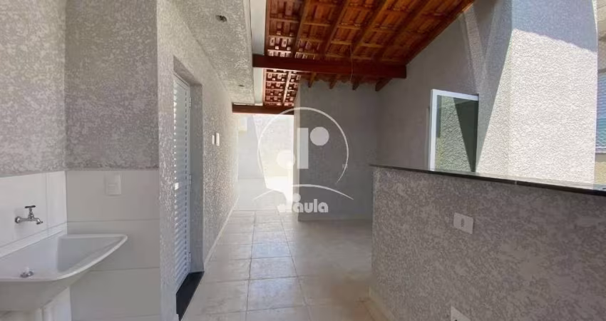 Cobertura a venda com 102m², 2 dormitórios com 1 suíte e 1 garagem na Vila Pires em Santo André