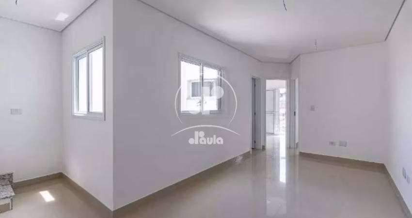 cobertura a venda com 80m², 2 dormitórios, 3 banheiros, 1 vaga, na Vila Humaitá, Santo André/SP.