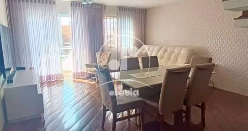 Lindo Triplex de 180m² à venda em Santo André-SP, no bairro Santa Maria: 3 quartos, 3 suítes, sala, 4 banheiros, 3 vagas de garagem.