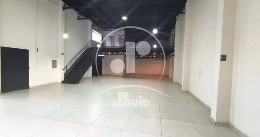Salão comercial para alugar, avenida atlântica, vila valparaíso/santo andré