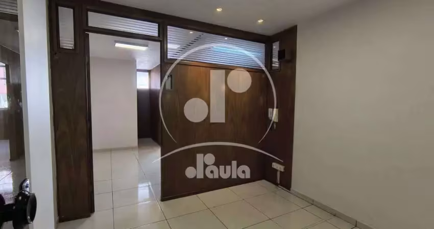 Sala comercial 55m² com 1 vaga, para alugar na vila bastos em santo andré.