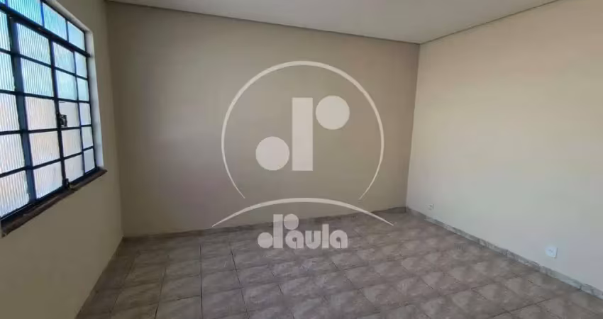 Casa térrea fundos para alugar, 1 quarto, jardim bela vista, santo andré,sp