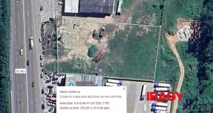 Terreno comercial para alugar na Rodovia SC - 401, 17758, Canasvieiras, Florianópolis