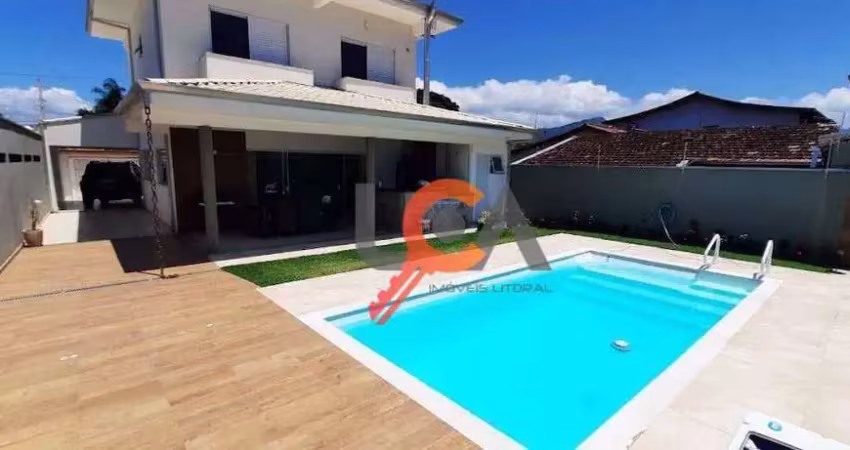 Casa com 4 dormitórios à venda, 360 m² por R$ 1.700.000,00 - Jardim Britânia - Caraguatatuba/SP