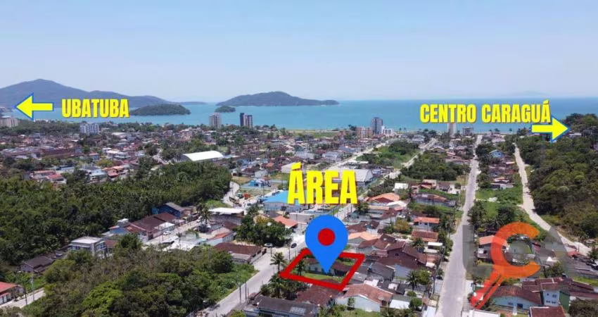 Área à venda, 810 m² por R$ 800.000 - Massaguaçu - Caraguatatuba/SP