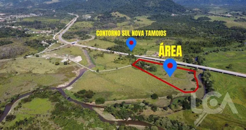 Área para alugar, 14000 m² por r$ 25.000,00/mês - barranco alto - caraguatatuba/sp