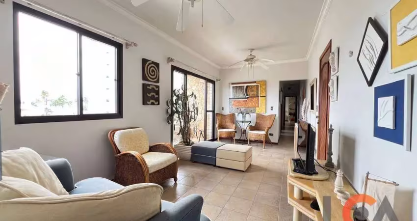 Apartamento vista mar com 4 dormitórios à venda, 136 m² por r$ 900.000 - sumaré - caraguatatuba/sp