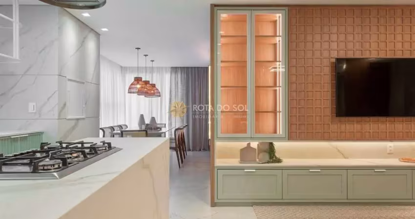 Sky tower showroom 3 suítes e 2 vagas no perequê porto belo