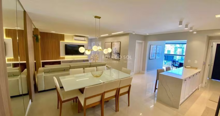 Veritá apartamento com 3 suítes e 2 vagas na Meia Praia