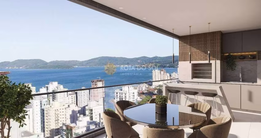 Miraggio Del Mare apartamento com 4 suítes e 3 vagas na Meia Praia