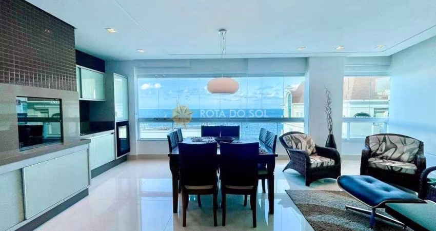 Beira Mar Apartamento Vista Mar 4 Suítes na Meia Praia