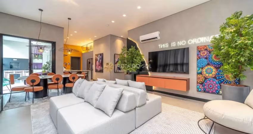 Canvas apartamento decorado com 4 suítes e 3 vagas na Meia Praia